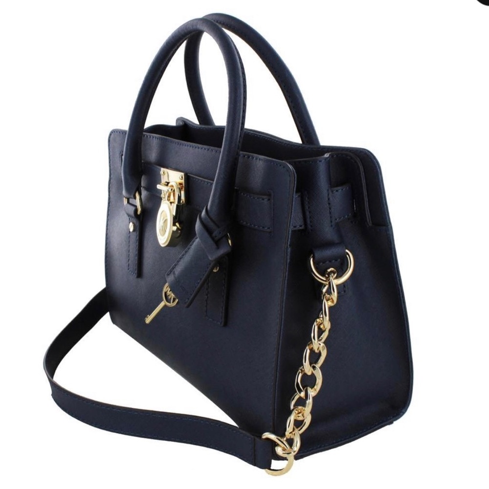 Navy Michael Kors Purse - Picture 2 of 8